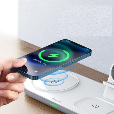 Desktop Magnetic Three-in-one Wireless Charger